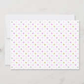 Leuke Lavendel Garland Meisjes Verjaardagsfeestje Kaart (Achterkant)