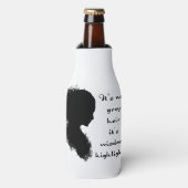 Leuke leeftijd "Over de heuvel" Quote Wijsheid Hoo Flesjeskoeler (Fles Voorkant)