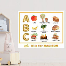 Leuke Leer ABC Appel Banaan Wortel's Verhaal Naam