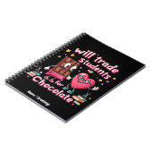 Leuke "Leerlingen geruild voor Chocolade" Valentij Notitieboek (Linkerzijde)