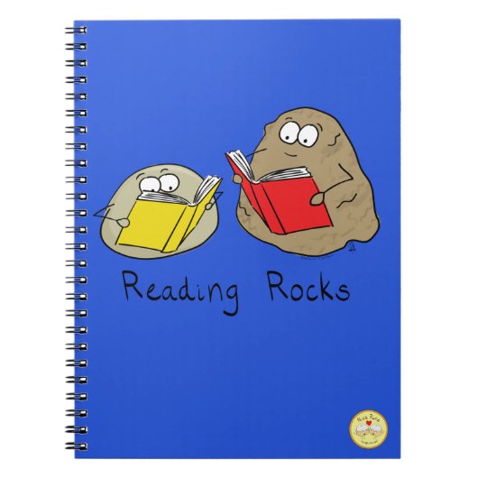 Leuke leesboeken bibliotheek kinderen cartoon notitieboek (Voorkant)