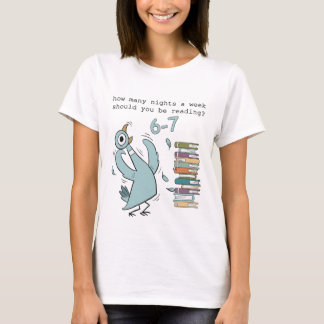 Leuke Leesmeme – 6–7 Nachten per Week – Schattig B T-shirt