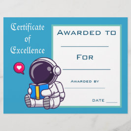 Leuke leesprijs certificaat Schoolbenodigdheden