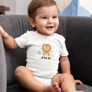 Leuke Leeuw Gepersonaliseerd Romper