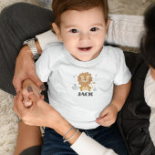 Leuke Leeuw Gepersonaliseerd Romper