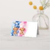 Leuke Leeuw Geslacht Onthullen Gevouwen Plaats Kaa Plaatskaartje (Voorkant)