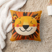 Leuke Leeuw Gezicht Kinder Safari Theme Nursery De Kussen (Deken)