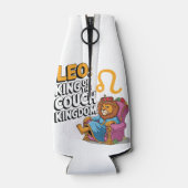 Leuke Leeuw sterrenbeeld ontwerp Flesjeskoeler (Achterkant)