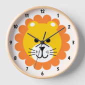 Leuke Leeuw Wild Een Oerwoud Safari Dierlijke Cart (Voorkant)