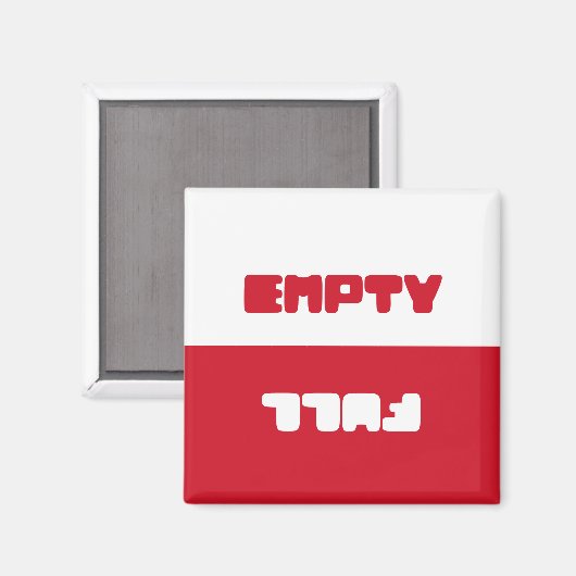 Leuke Lege of Volledige vaatwasser Magneet (Voorkant / Achterkant)