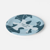 Leuke legpuzzel aangepaste verjaardagsfeest motto papieren bordje (Gekanteld)