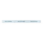 Leuke legpuzzel kinderen gelukkige verjaardag blau satijnen lint (Voorkant)