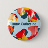 Leuke legpuzzel kinderen verjaardagsfeest ronde na button 5,7 cm (Voorkant)
