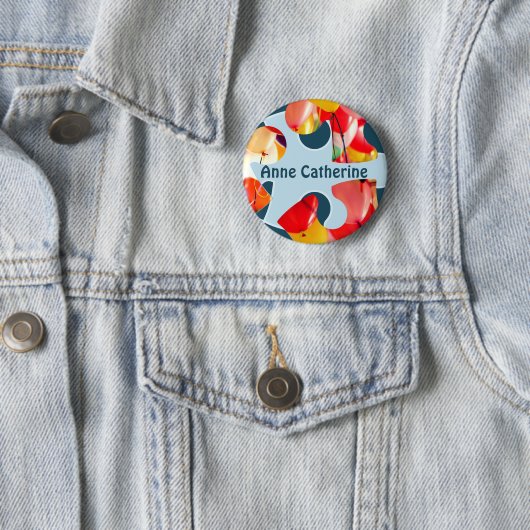 Leuke legpuzzel kinderen verjaardagsfeest ronde na button 5,7 cm (In situ)