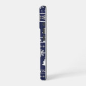 Leuke lelijke kerst trui patroon iPhone 16 hoesje (Linkerkant)