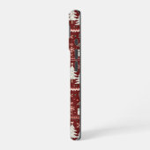 Leuke lelijke kerst trui patroon iPhone 16 hoesje (Linkerkant)