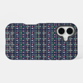 Leuke lelijke kerst trui patroon iPhone 16 hoesje (Achterkant horizontaal)