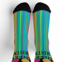 Leuke lelijke Kerstmis geometrische strepen orname