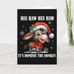 Leuke lelijke kersttradities viering grappige K Kaart