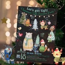 Leuke lelijke trui kerst party uitnodiging