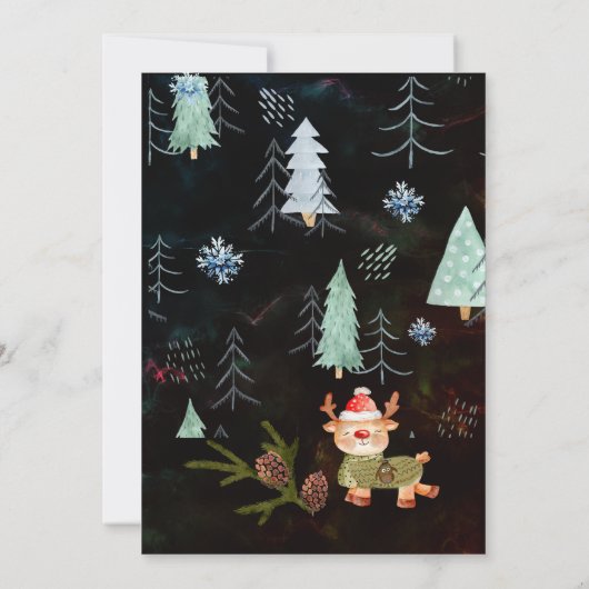 Leuke lelijke trui kerst party uitnodiging (Achterkant)