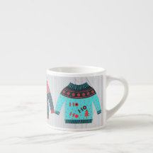 Leuke lelijke trui multicolor knusse brei Kerstmis