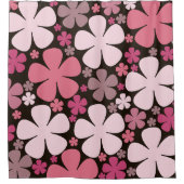 Leuke lente bloemen patronen douchegordijn (Voorkant)