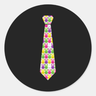 Leuke lente peuter shirt grappige paasdas voor man ronde sticker