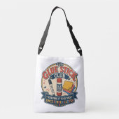 Leuke leraar klasontwerp crossbody tas (Achterkant)