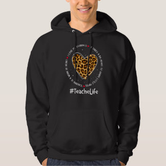 Leuke leraar Pre K appreciatie week terug naar sch Hoodie