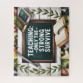 Leuke leraar Sterk Legpuzzel (Verticaal)