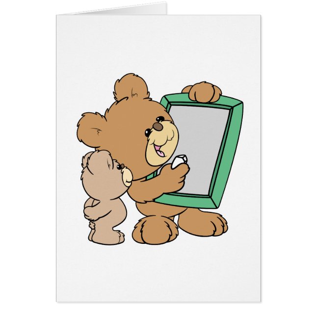 Leuke leraar Teddybeer met krijtbord (Voorkant)