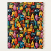 Leuke lerarenopleiding Kleurrijk Cartoon Pen Patro Planner (Achterkant)