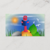 Leuke Leuke Boekenwurm Boekenwinkel Visitekaartjes (Achterkant)