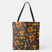 Leuke Leuke Daisies Initiaal Inspirivity Canvas ta Tote Bag (Voorkant)