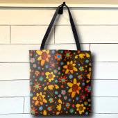 Leuke Leuke Daisies Initiaal Inspirivity Canvas ta Tote Bag