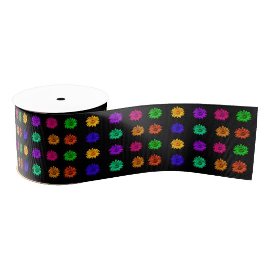 Leuke Leuke Kleurrijke Groovy Funky Cool Stijlvoll Grosgrain Lint (Spoel)