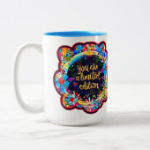 Leuke Leuke  Limited Edition Inspirivity Tweekleurige Koffiemok (Links)