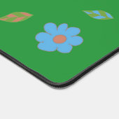 Leuke Leuke Meisjes Groene Retro Bloem Bureaumat (Hoek)