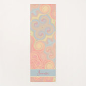 Leuke Leuke Pastel Abstract Modern  Yogamat (Voorkant)