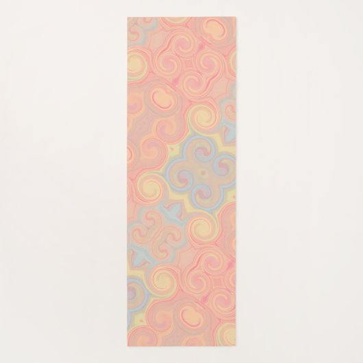Leuke Leuke Pastel Abstract Modern  Yogamat (Achterkant)