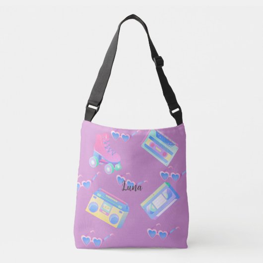 Leuke Leuke Retro 90’s Geïnspireerde Crossbody Ta Tas (Voorkant)