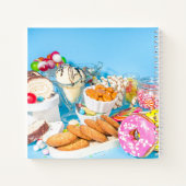 Leuke Leuke Retro Desserts Notitieboek (Achterkant)