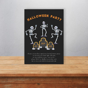 Leuke leuke skellington halloween kaart