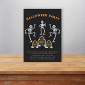 Leuke leuke skellington halloween kaart