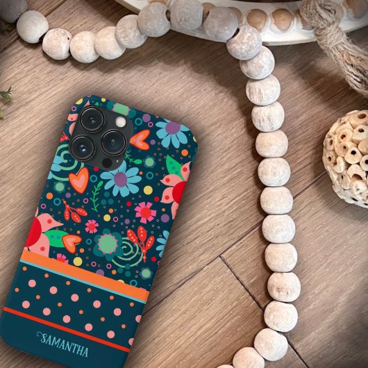 Leuke Leuke Trendy Moderne Bloemennaam Inspirivity Case-Mate iPhone Case
