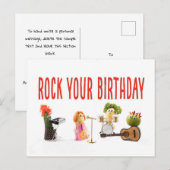 Leuke leuke unieke verjaardagspostkaart voor veget briefkaart (Voorkant / Achterkant)