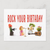 Leuke leuke unieke verjaardagspostkaart voor veget briefkaart (Voorkant)