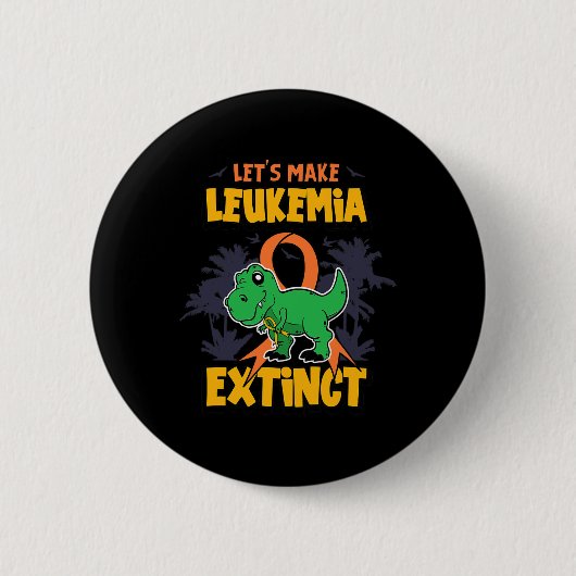 Leuke Leukemie Uitroeien Ontwerp  Ronde Button 5,7 Cm (Voorkant)