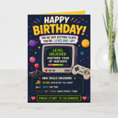 Leuke Level Up Gamer Kaart (Voorkant)